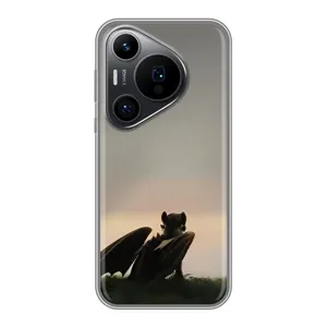 Чехол как приручить дракона на Huawei Pura 70 PRO (Беззубик)