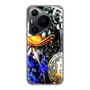 Чехлы для Huawei Пура 70 ПРо - Scrooge MagDag (PREMIUMPrint) (Биткойн Скрудж)