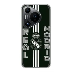 ФК Реал Мадрид чехлы для Huawei Pura 70 PRO (AlphaPrint) (черно белый Реал)