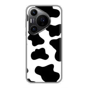 Чехол с принтом коровы на Huawei Пура 70 ПРо (Чорна Бурьонка)