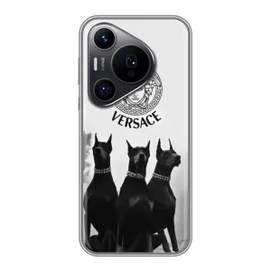 Чохли VERSACE для Хуавеї Пюра 70 ПРО (PREMIUMPrint) (Доберман Версаче)