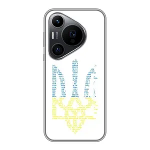 Чехлы для Huawei Pura 70 PRO  Укр. Символика (AlphaPrint) (Герб из букв)
