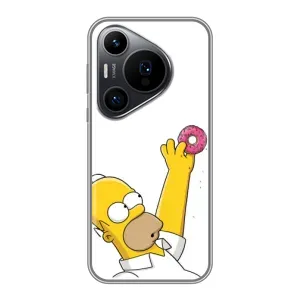 Чjхол з Сімпсонами для Huawei Pura 70 PRO (VPrint) (Гомер з пончиком)