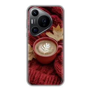 Чохол з унікальним дизайном 'Осінь з кавою' для Huawei Pura 70 PRO (Кава на ковдрі)