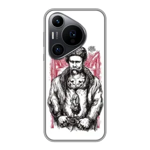 Чехлы для Huawei Pura 70 PRO с принтом Тараса Шевченко (AlphaPrint) (Козак Шевченко)