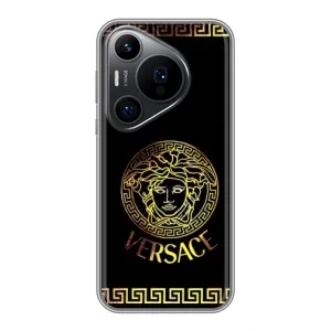Чохли VERSACE для Хуавеї Пюра 70 ПРО (PREMIUMPrint) (Logo Versace)