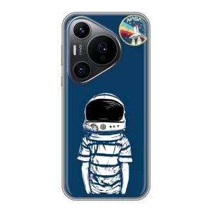 Чохол NASA для Huawei Pura 70 PRO (AlphaPrint) (Хлопчик в шоломі)