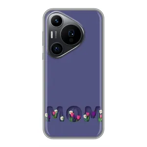Чохли для мами на Huawei Pura 70 PRO (Мама в квітах)