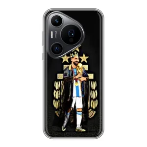 Чохли для Huawei Pura 70 PRO (Leo чемпіон) (AlphaPrint) (Мессі Король)