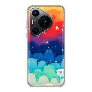 Чехол на Huawei Пура 70 ПРо с Котами (VPrint)