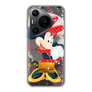 Чохол Disney Mouse Huawei Pura 70 PRO (PREMIUMPrint) (Minni з бантіком)