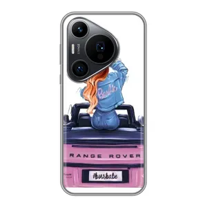 Чехол с печатью для Huawei Pura 70 PRO - (Мода) (AlphaPrint) (На машине)