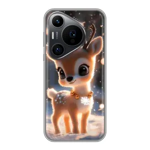 Яскравий чохол для Huawei Pura 70 PRO з Зимові Оленята (Оленятко)