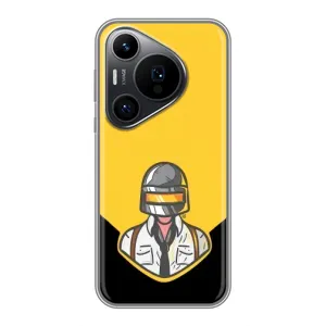Чеjхол PUBG для Хуавеї Пюра 70 ПРО (AlphaPrint) (Пабг в шоломі)