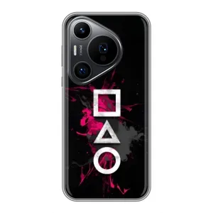 Чохол Гра в кальмара для Huawei Pura 70 PRO (Символи Гра кальмара)