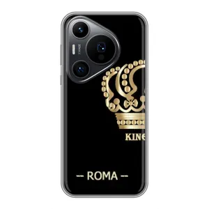 Чехлы для Huawei Pura 70 PRO (VPrint) - Футбольные клубы (Roma)