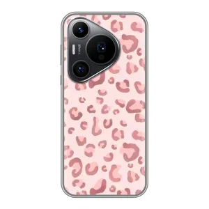 Чохол з розовим принтом для Huawei Pura 70 PRO (Рожевий леопард)