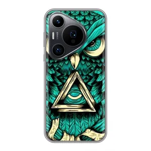 Чохол з пташками на Huawei Pura 70 PRO (VPrint) (Сова з оком)
