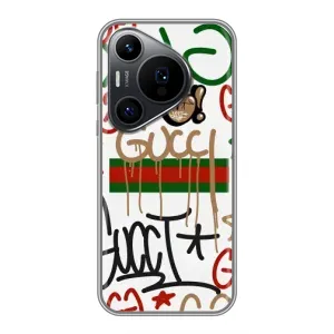Бренднові Чохли для Huawei Pura 70 PRO - (PREMIUMPrint) (Стиль GUUCI)