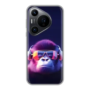 Чохол з Мавпами Huawei Pura 70 PRO - (AlphaPrint) (Стильна мавпа)