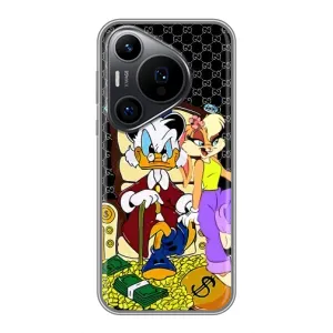 Чехли для Huawei Pura 70 PRO - Скрудж МакДак Louis Vuitton (PREMIUMPrint) (Стильна Утка)