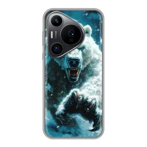 Чехол с картинкой «Хищники» для Huawei Pura 70 PRO (Полярный медведь)
