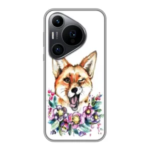 Чохли з картинкою Лисичка для Huawei Pura 70 PRO (VPrint) (Весела лисичка)
