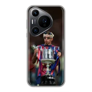 Чохол з футболістом Ламін Ямаль Huawei Pura 70 PRO (Ямаль з кубком)
