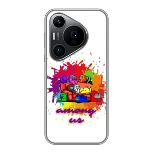 Чохли Амонг Ас для Huawei Pura 70 PRO (AlphaPrint) (Яскравий АмонгАс)