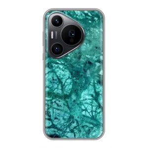 Мраморний чехол на Huawei Pura 70 PRO (VPrint) (Зелений мрамор)