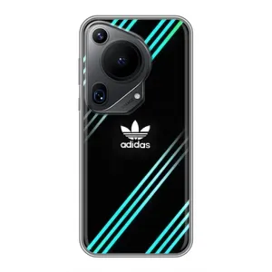 Чохли Адидас для Huawei Pura 70 Ultra (AlphaPrint) (Адідас з полосами)