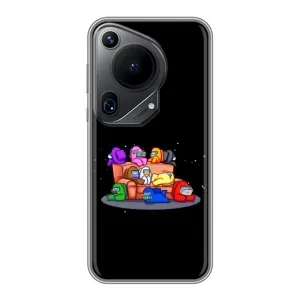 Чехол Амонг Ас для Huawei Pura 70 Ultra (AlphaPrint) (Амонг-ас)