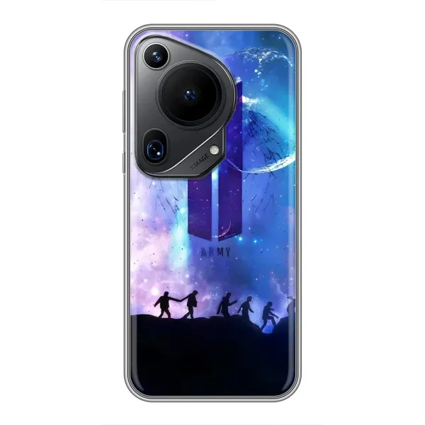 Чехол с принтом «Army BTS» для Huawei Pura 70 Ultra