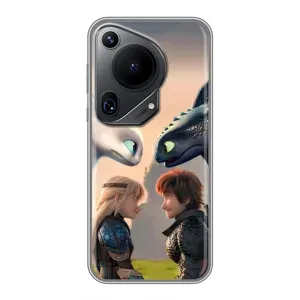 Чехол как приручить дракона на Huawei Pura 70 Ultra