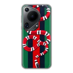 Чохли  GUCCI для Huавеі Пура 70 (AlphaPrint) (Gucci змія)