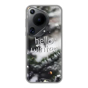Чехол с принтом «Hello winter» для Huawei Pura 70 Ultra