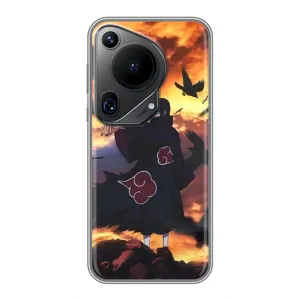 Чехол с принтом «Итачи с воронами» для Huawei Pura 70 Ultra