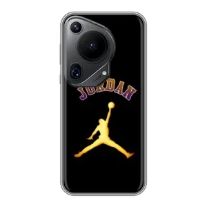 Чохли для Huawei Pura 70 Ultra - з картинкою JORDAN (AlphaPrint) (Jordan Gold)
