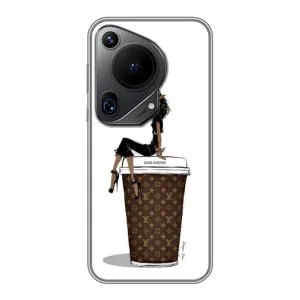 Чохли Луі Вітон для Huawei Pura 70 Ultra (AlphaPrint - LOUIS VUITTON) (кава LOUIS VUITTON)