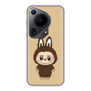 Чехол с Лабубу на Huawei Pura 70 Ultra (Bored Ape в красном)