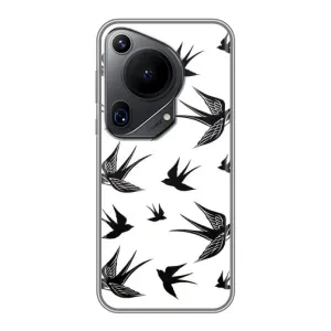Чехол с птицами на Huawei Pura 70 Ultra (VPrint) (Ласточки)