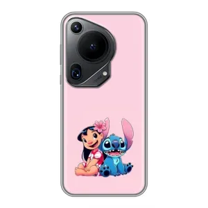 Чехол с принтом Стич на Huawei Pura 70 Ultra