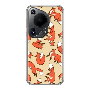 Чехлы с картинкой Лисички для Huawei Pura 70 Ultra (VPrint) (Лисички)
