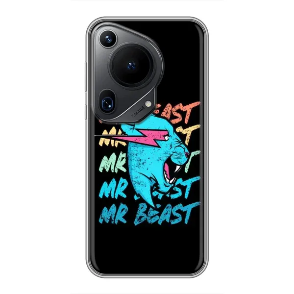 Чехол с принтом «logo Mr beast» для Huawei Pura 70 Ultra