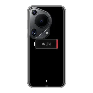 Чехол с принтом «Love battery» для Huawei Pura 70 Ultra