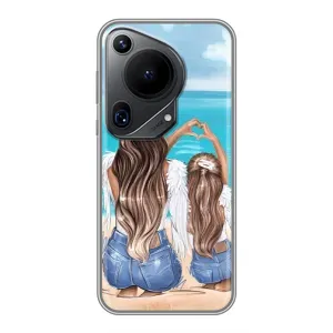 Чехол с принтом «Мама с доченькой» для Huawei Pura 70 Ultra
