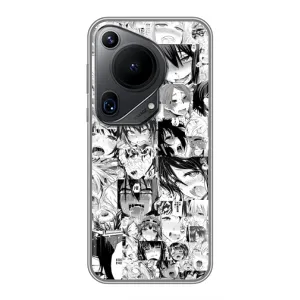 Чехол с принтом «Ahegao manga» для Huawei Pura 70 Ultra