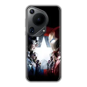Чехол с принтом «Марвел стайл» для Huawei Pura 70 Ultra