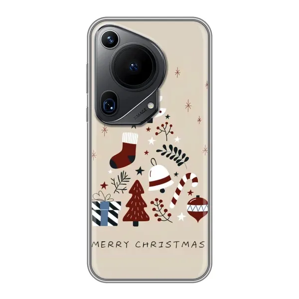 Чехол с принтом «Merry Christmas» для Huawei Pura 70 Ultra