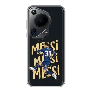 Чехлы для Huawei Pura 70 Ultra (Leo чемпион) (AlphaPrint) (Messi ПСЖ)